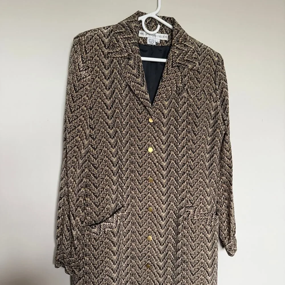 Vintage Anne Crimmins forUMI Collection 100% Silk Dress Quiet Luxury Old Money - Picture 2 of 7